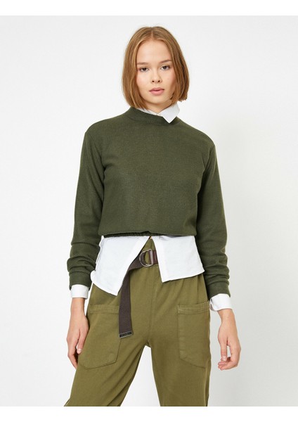 Kadın Bisiklet Yaka Triko Kazak fiyatları