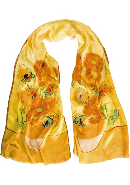 İpek Fular Yellow Vase 165 Sarı