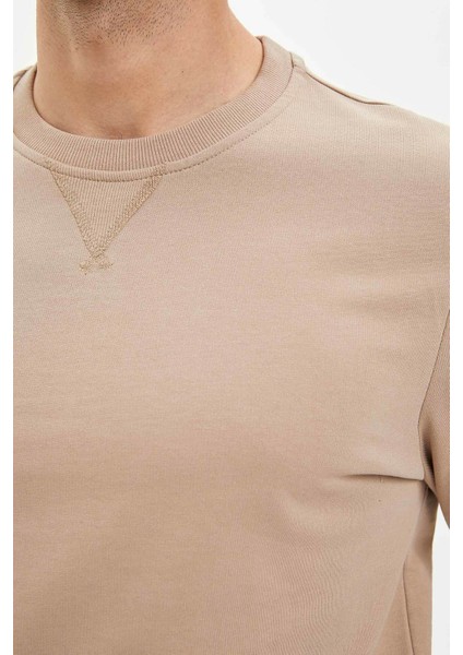 Defacto Bisiklet Yaka Basic Regular Fit Sweatshirt M7823AZ20SP