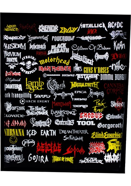 Metal Grupları Kot Yelek