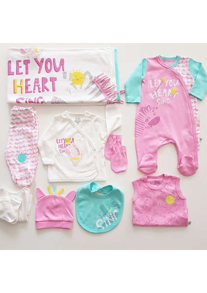 Imaj Bebe Zebra Kız Tulumlu 10 Lu Hastane Çıkışı