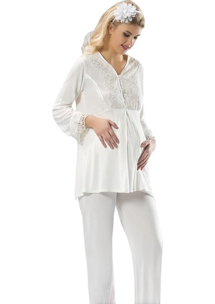 1604 Lohusa Pijama Takımı L