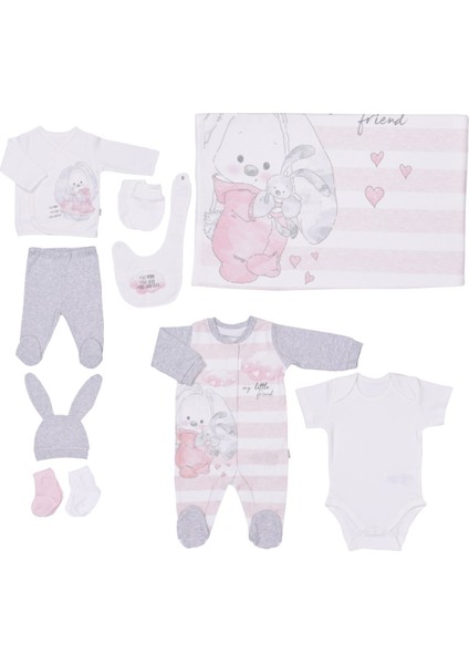 Organik Little Friends 10'lu Zıbın Seti