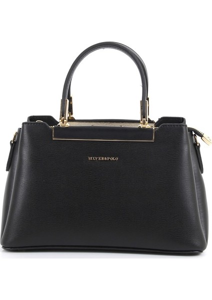 Silver Polo Kadın El Çantası Siyah - Siyah NV913