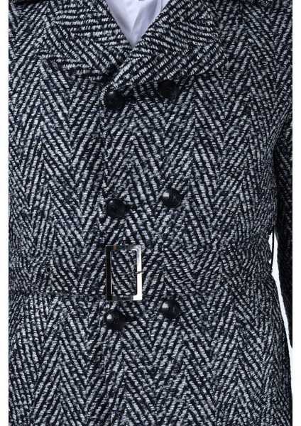 K7539 Slim-Fit Erkek Kaban