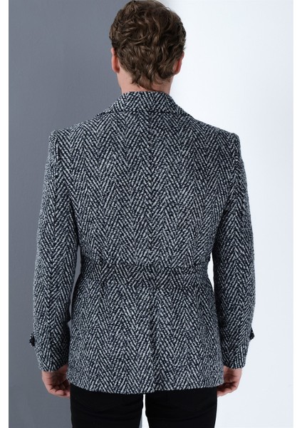 K7539 Slim-Fit Erkek Kaban