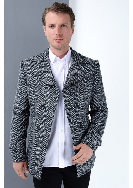 K7539 Slim-Fit Erkek Kaban