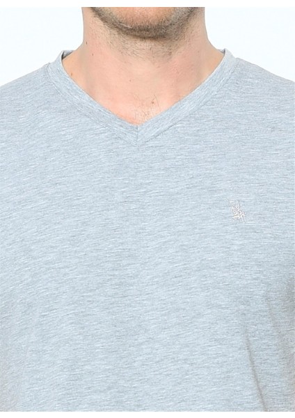 T8537 Gri Erkek T-Shirt indirimleri