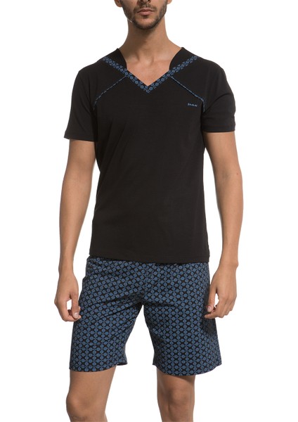 Kısa Kollu Erkek Pijama Takımı