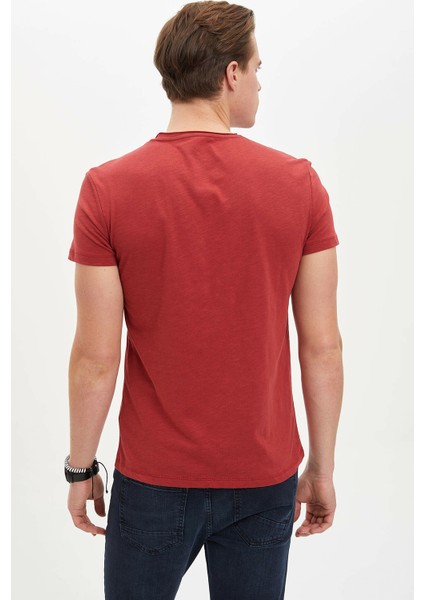 Slim Fit Bisiklet Yaka Basic Tişört M4789AZ20SP fırsatları