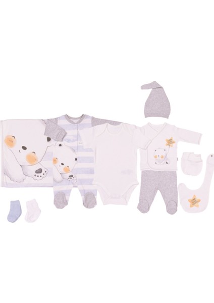 Organik Little Friends 10'lu Zıbın Seti