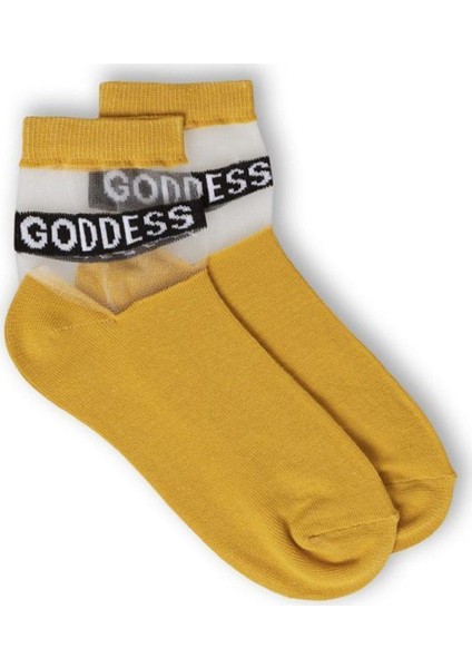 Ciorap 3'lü Kadın Ince Goddess Yazılı Çorap 3442-A3 35 - 39
