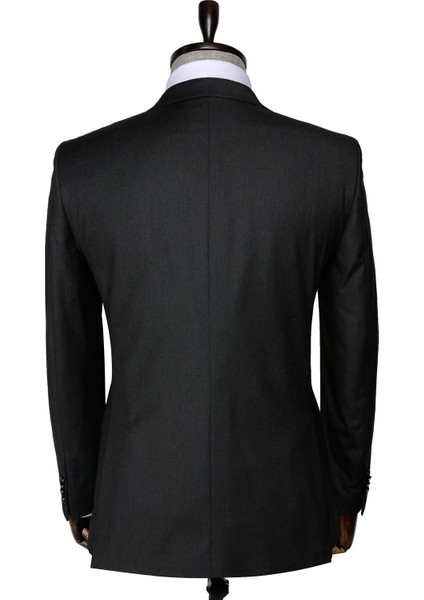 Slim fit Füme Erkek Takım Elbise modelleri