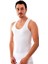 3 Adet Elit 1304 Erkek Spor Elasthan Atlet Beyaz 2