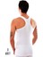 3 Adet Erkek Pamuklu Spor Atlet Beyaz 0118 1