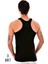 3 Adet Erkek Pamuklu Spor Atlet Siyah 0118 1