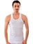 12 Adet Seher Erkek Spor Atlet 0058 Beyaz 2