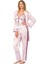 017 Kadın Saten 3'lü Pijama Takım XL 1