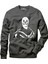 Fortnite Skull Trooper Füme Erkek Uzun Kollu Bisiklet Yaka Sweatshirt 2