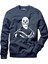 Fortnite Skull Trooper Füme Erkek Uzun Kollu Bisiklet Yaka Sweatshirt 3