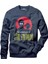 The Adventures Of Leon & Mathilda Füme Erkek Uzun Kollu Bisiklet Yaka Sweatshirt 3