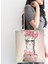 Fashion Girl Dijital Baskılı Modern Fermuarlı Kumaş Çanta 2
