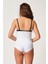 2932 Yelek Agraflı Lazer Slip Korse Beyaz 3