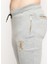 90523 Erkek Slim Fit Eşofman Alt Gri 3