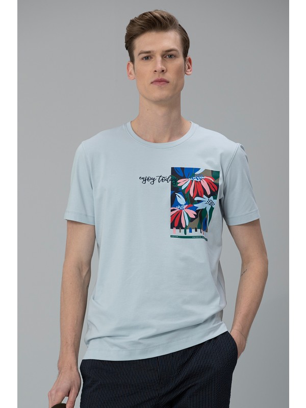 Lufian Erkek Nefer Modern Grafik T Shirt Fiyati