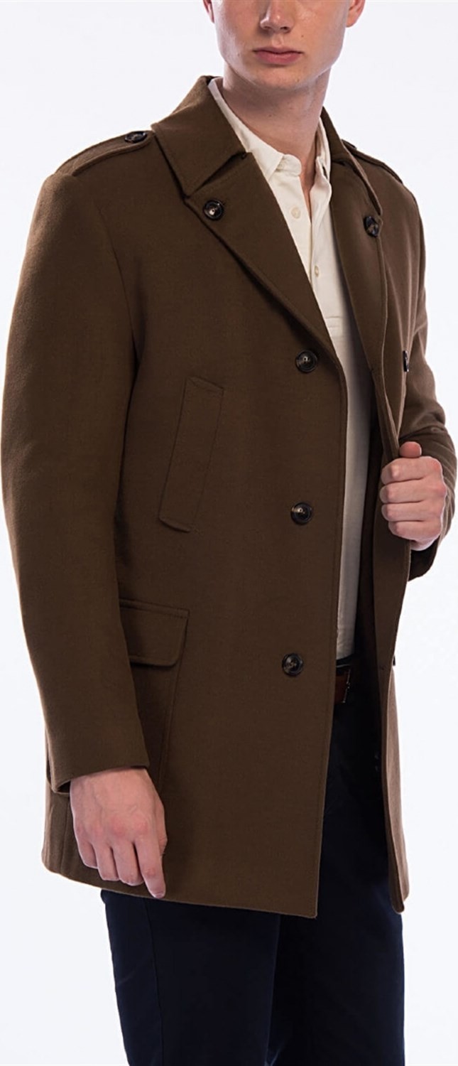 Dewberry Plt8353 Slim-Fit Palto