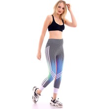 Bluence Dijital Baskılı Spor Tayt