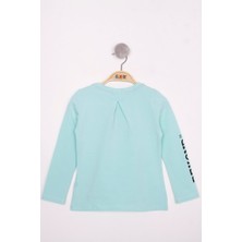 Toontoy Kız Çocuk Çiçek Nakışlı T-Shirt