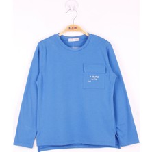 Toontoy Erkek Çocuk Cepli Düz T-Shirt