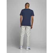 Jack & Jones 12156101 Erkek Jjeorganic Basic Tee Ss O-Neck Noos T-Shirt 20Y