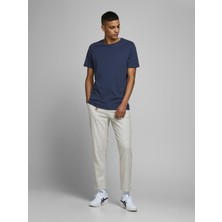 Jack & Jones 12156101 Erkek Jjeorganic Basic Tee Ss O-Neck Noos T-Shirt 20Y