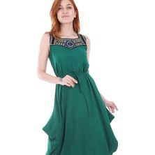 Bigdart 1512 Önü Nakışlı Elbise