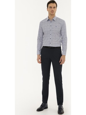 Cacharel Lacivert Ex. Slim Fit Pantolon