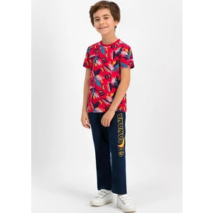 Go Banana Kırmızı Erkek Çocuk Pijama Takımı