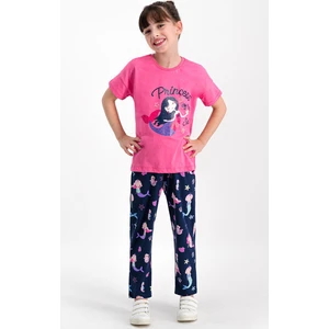 Sea Princess Pembe Kız Çocuk Pijama Takımı