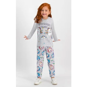 Unicorn Club Karmelanj Kız Çocuk Pijama Takımı