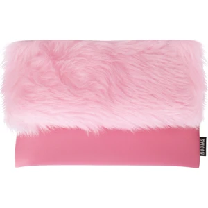 Makyaj Çantası Peluş Deri Pembe