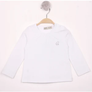 Kız Bebek Göğsü Nakışlı T-Shirt