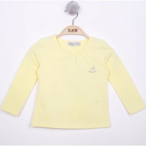 Kız Çocuk Göğsü Princess Nakışlı T-Shirt