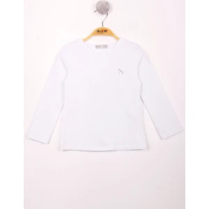 Kız Çocuk Göğsü Nakışlı T-Shirt