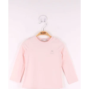 Kız Bebek Göğsü Nakışlı T-Shirt