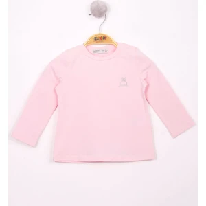 Kız Bebek Göğsü Nakışlı T-Shirt