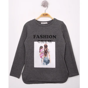 Kız Çocuk Fashion Baskılı T-Shirt