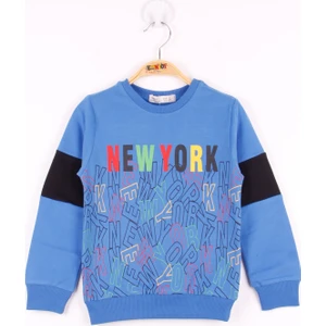 Erkek Çocuk New York Baskılı Sweatshirt