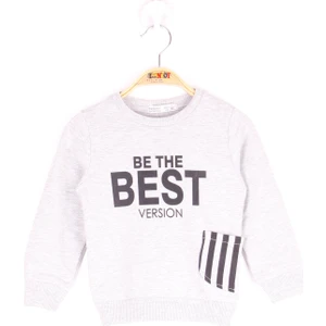 Erkek Çocuk Çizgili Cepli Sweatshirt