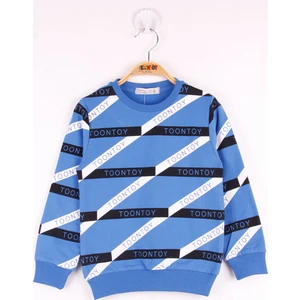 Erkek Çocuk Toontoy Şeritli Sweatshirt